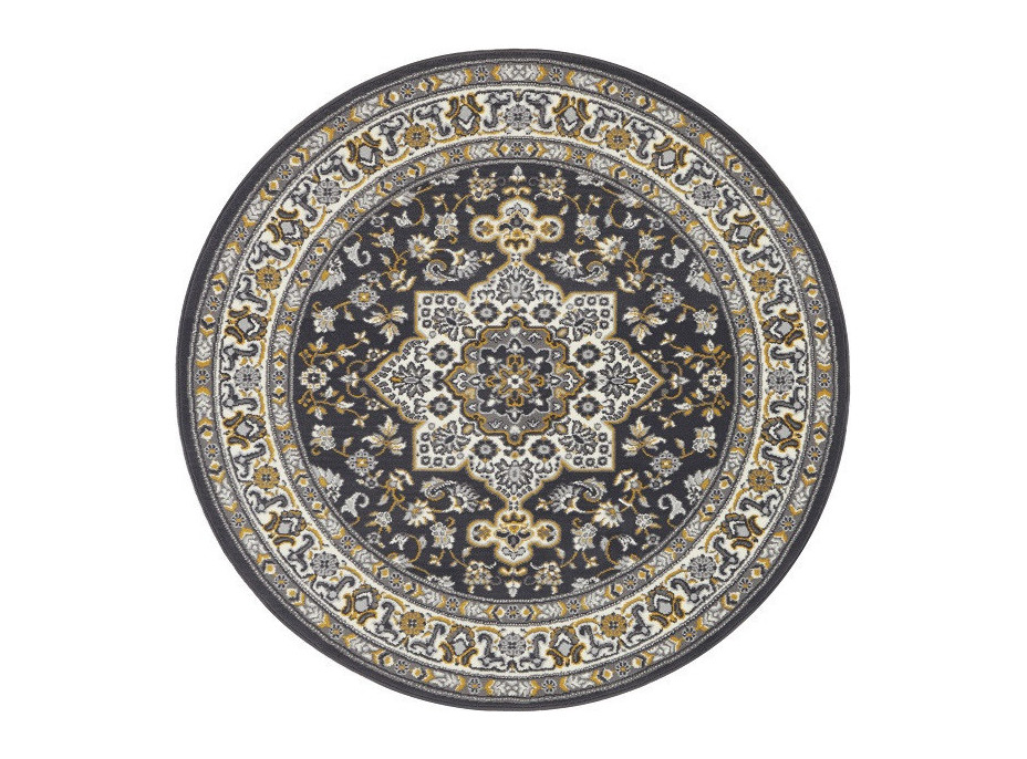 Kruhový koberec Mirkan 104106 Dark-grey