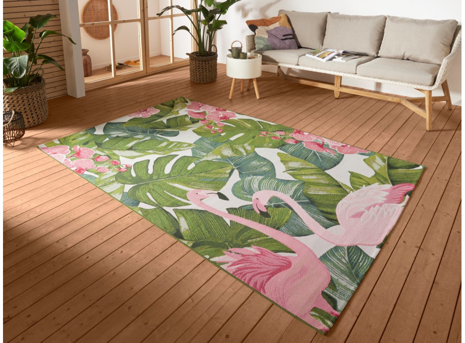 Kusový koberec Flair 105614 Tropical Flamingo Multicolored