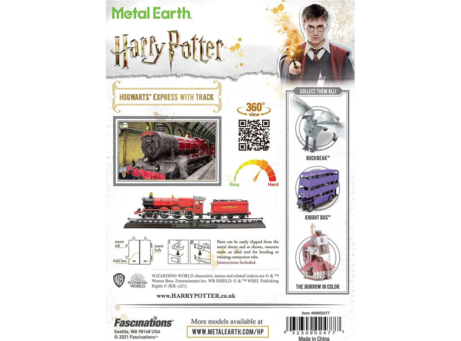 METAL EARTH 3D puzzle Harry Potter: Bradavický expres