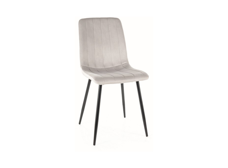 Jídelní židle LARA - světle šedá