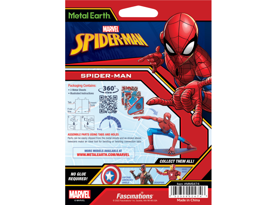 METAL EARTH 3D puzzle Avengers: Spider-Man