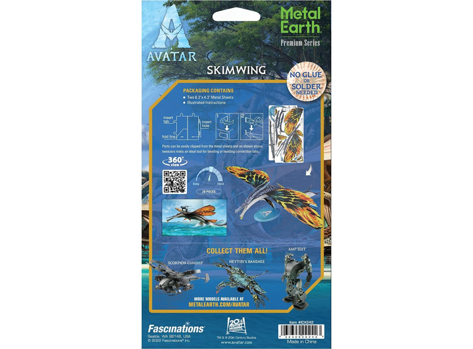 METAL EARTH 3D puzzle Premium Series: Avatar Skimwing