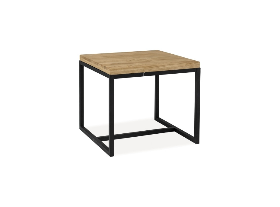 Konferenční stolek LARS Masiv 60x60- dub/černý