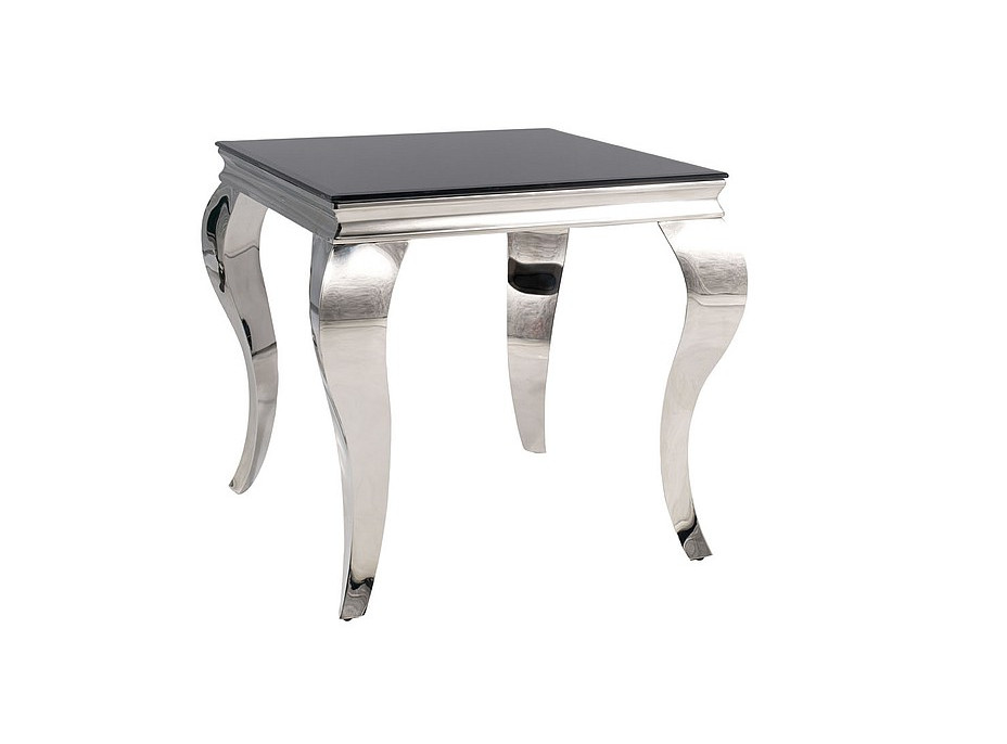 Konferenční stolek PORTER II 55x55 - černá/chrom