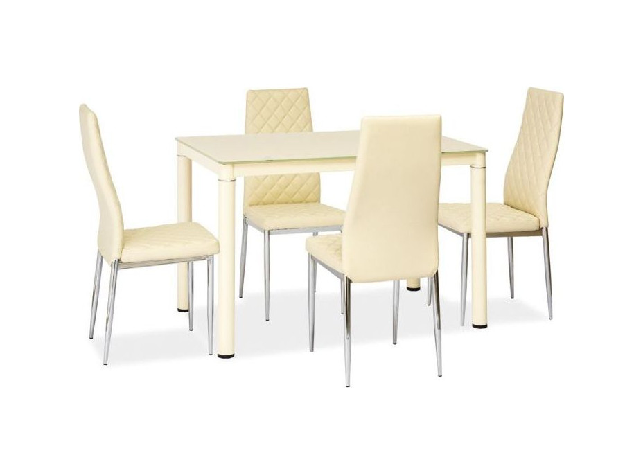 Jídelní stůl GALILEO 110x70 - krémový