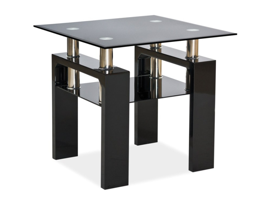 Konferenční stolek LENNOX 60x60 - černý