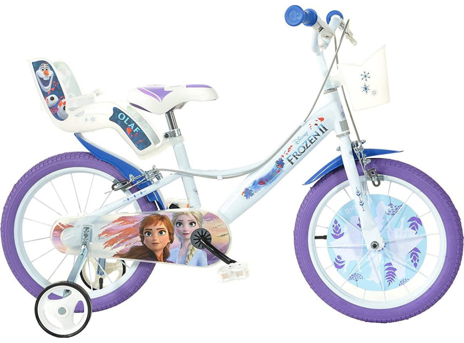 DINO BIKES Dětské kolo 144R-FZ3 Ledové království 14"