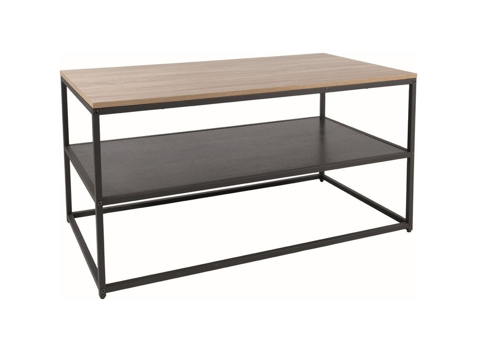 Konferenční stolek AKITA 110x60 - dub/černý