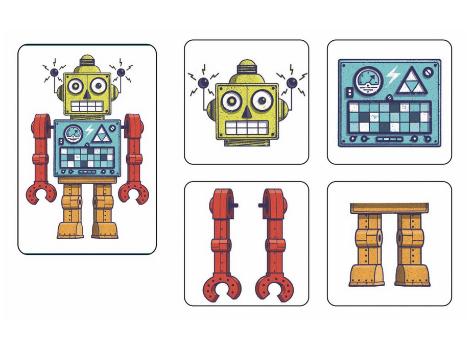 DJECO Karetní hra Roboti
