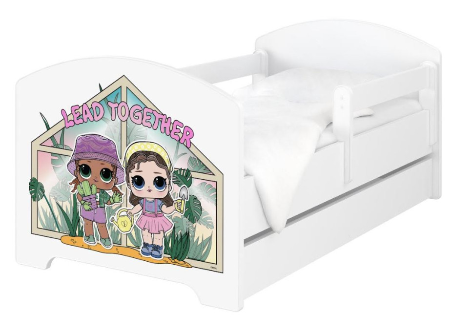Dětská postel L.O.L. Surprise! zahradnice - 160x80 cm OSKAR LOL