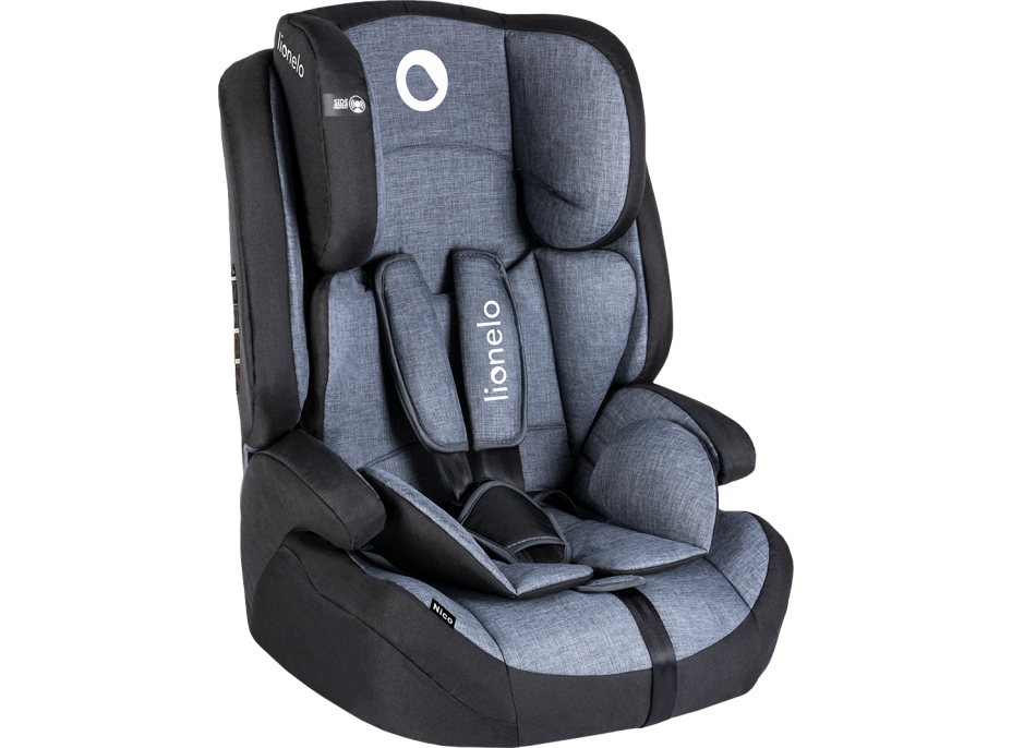 LIONELO Autosedačka Nico 9-36 kg Black