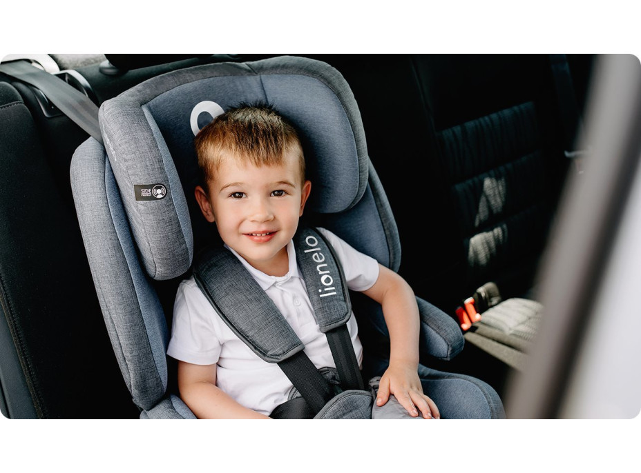 LIONELO Autosedačka Nico 9-36 kg Black