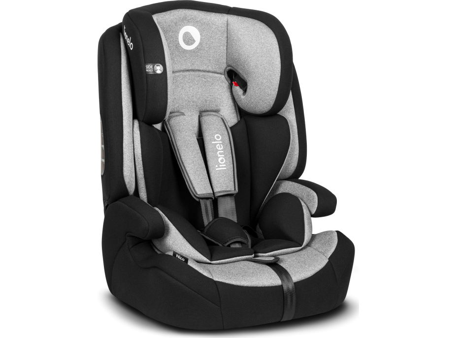 LIONELO Autosedačka Nico 9-36 kg Black Grey