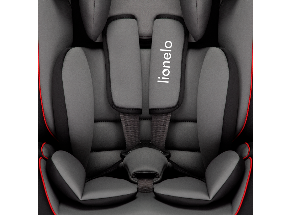 LIONELO Autosedačka LEVI Simple 9-36 kg Sporty Black
