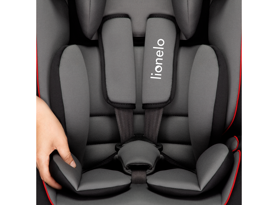 LIONELO Autosedačka LEVI Simple 9-36 kg Sporty Black