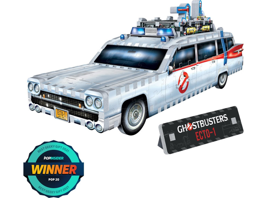 WREBBIT 3D puzzle Auto GhostbustersECTO-1, 280 dílků