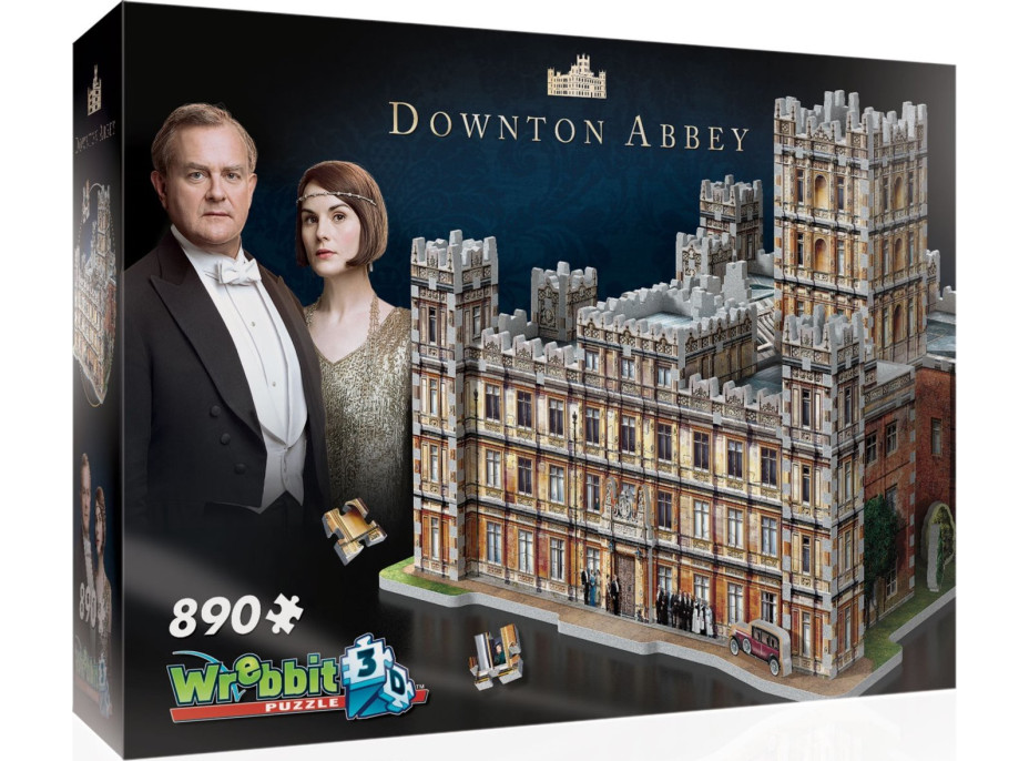 WREBBIT 3D puzzle Downton Abbey 890 dílků