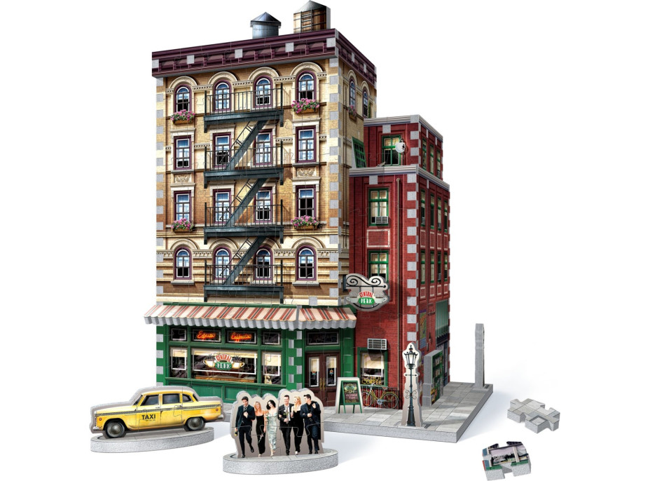 WREBBIT 3D puzzle Přátelé: Central Perk 440 dílků