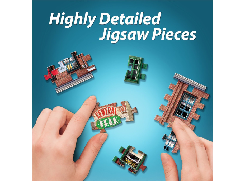 WREBBIT 3D puzzle Přátelé: Central Perk 440 dílků