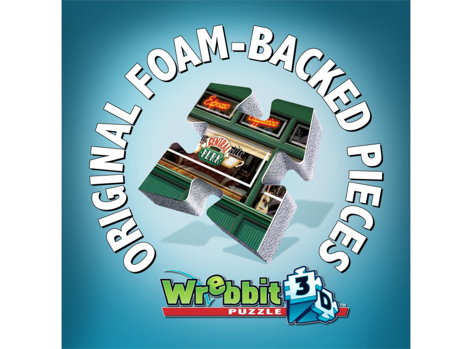 WREBBIT 3D puzzle Přátelé: Central Perk 440 dílků