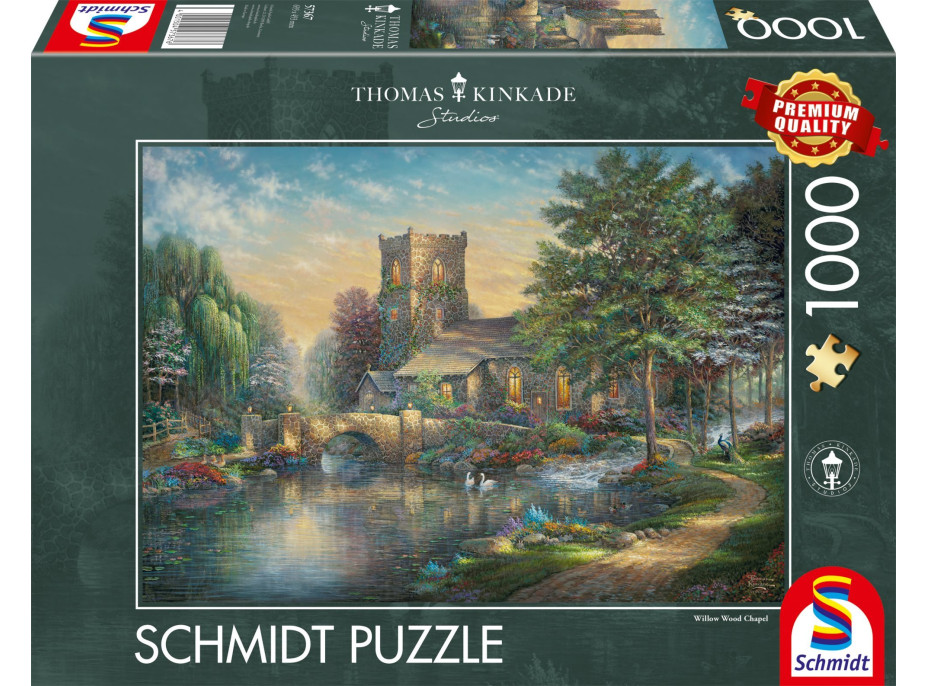 SCHMIDT Puzzle Kaplička ve vrbovém lese 1000 dílků