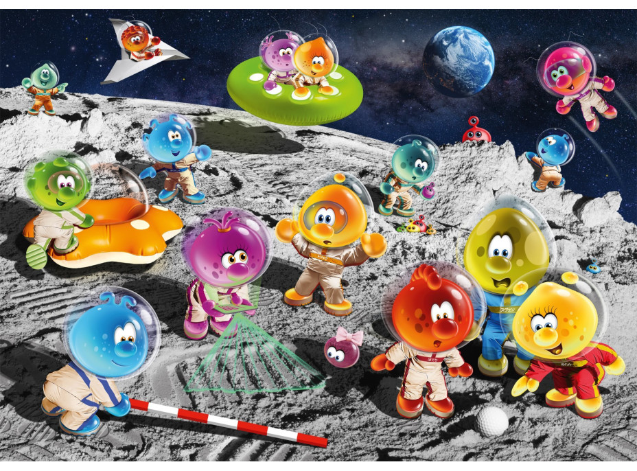 SCHMIDT Puzzle Spacebubble Club: Na Měsíci 1000 dílků