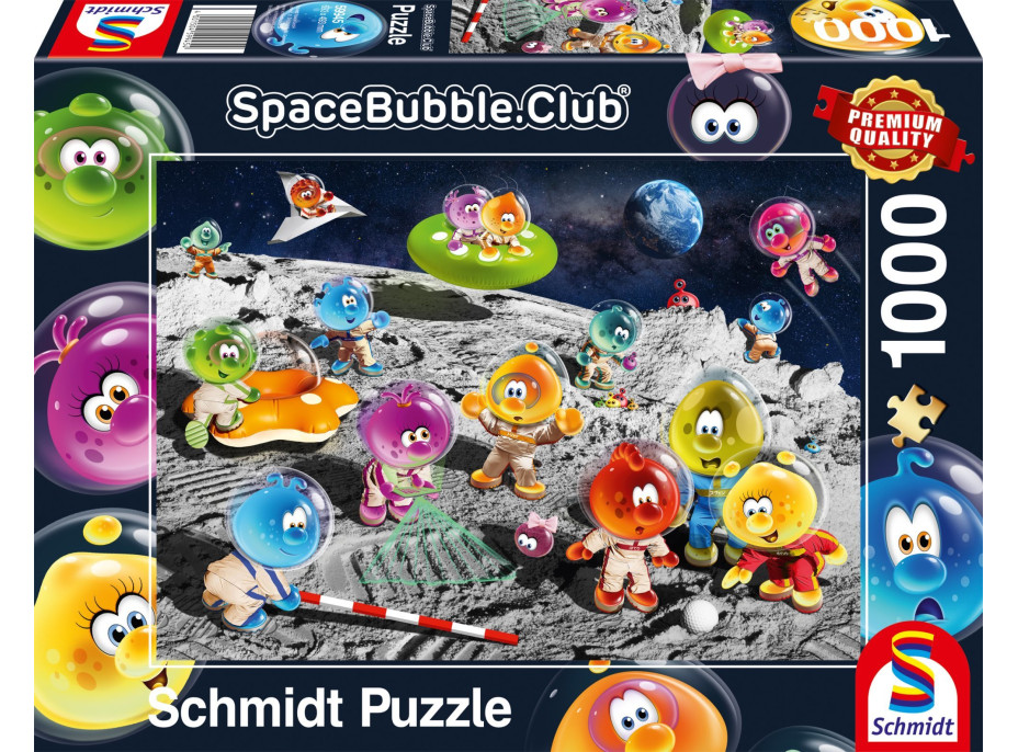 SCHMIDT Puzzle Spacebubble Club: Na Měsíci 1000 dílků