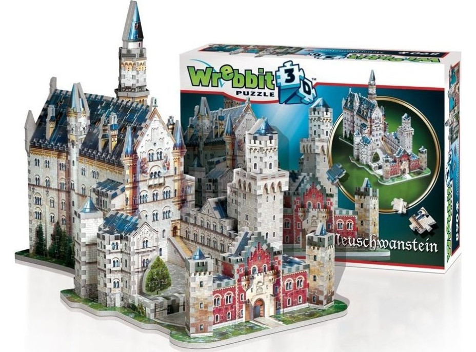 WREBBIT 3D puzzle Zámek Neuschwanstein 890 dílků