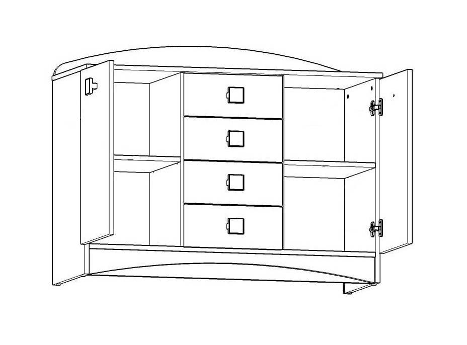 Komoda MODE - TYP C