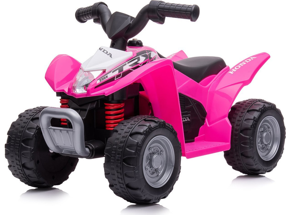CHIPOLINO Elektrické vozítko Čtyřkolka 6V Honda s melodiemi ATV Pink