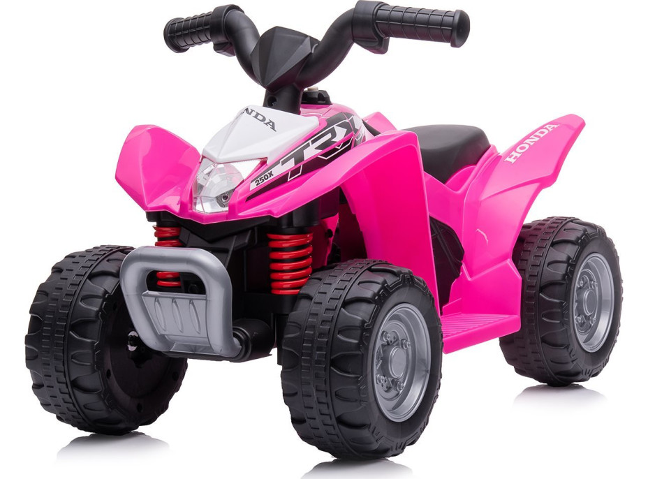 CHIPOLINO Elektrické vozítko Čtyřkolka 6V Honda s melodiemi ATV Pink
