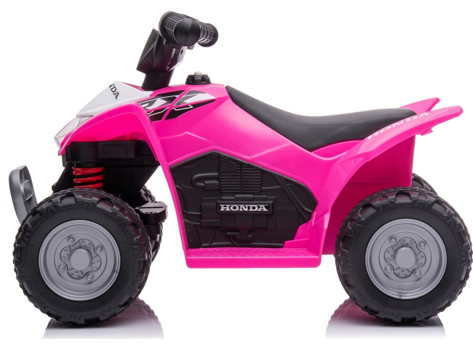 CHIPOLINO Elektrické vozítko Čtyřkolka 6V Honda s melodiemi ATV Pink