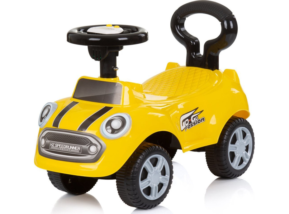 CHIPOLINO Odrážedlo Auto s melodiemi GO-GO Yellow