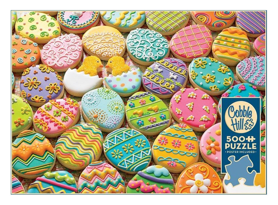 COBBLE HILL Puzzle Velikonoční sušenky 500 dílků