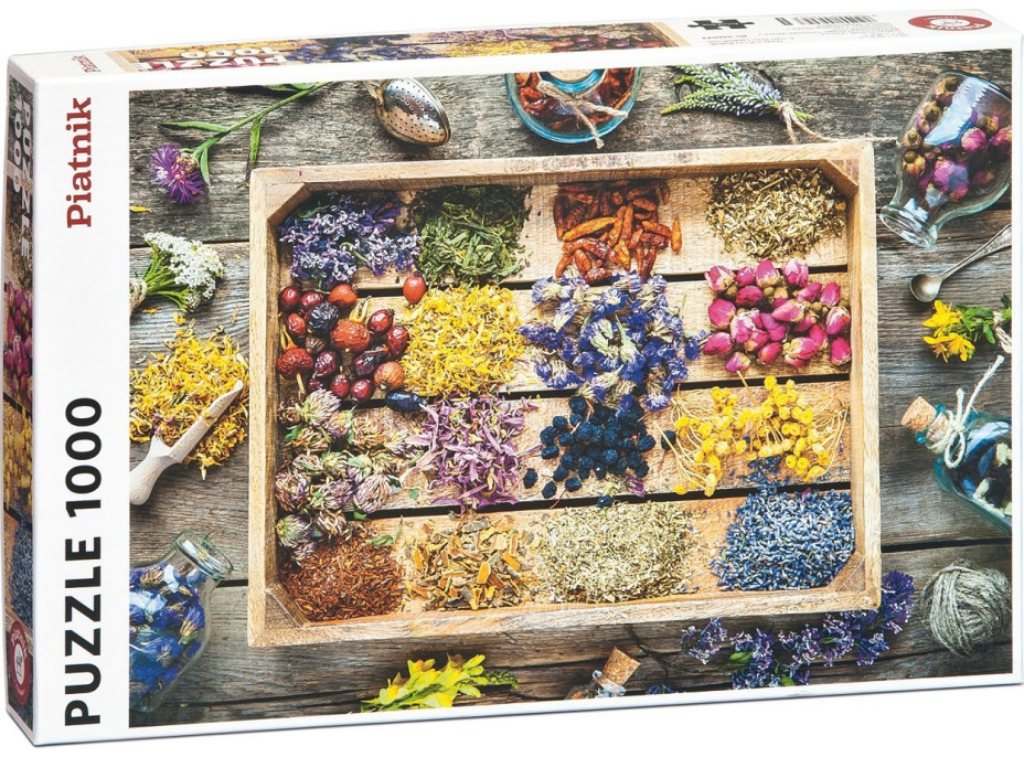 PIATNIK Puzzle Léčivé bylinky 1000 dílků