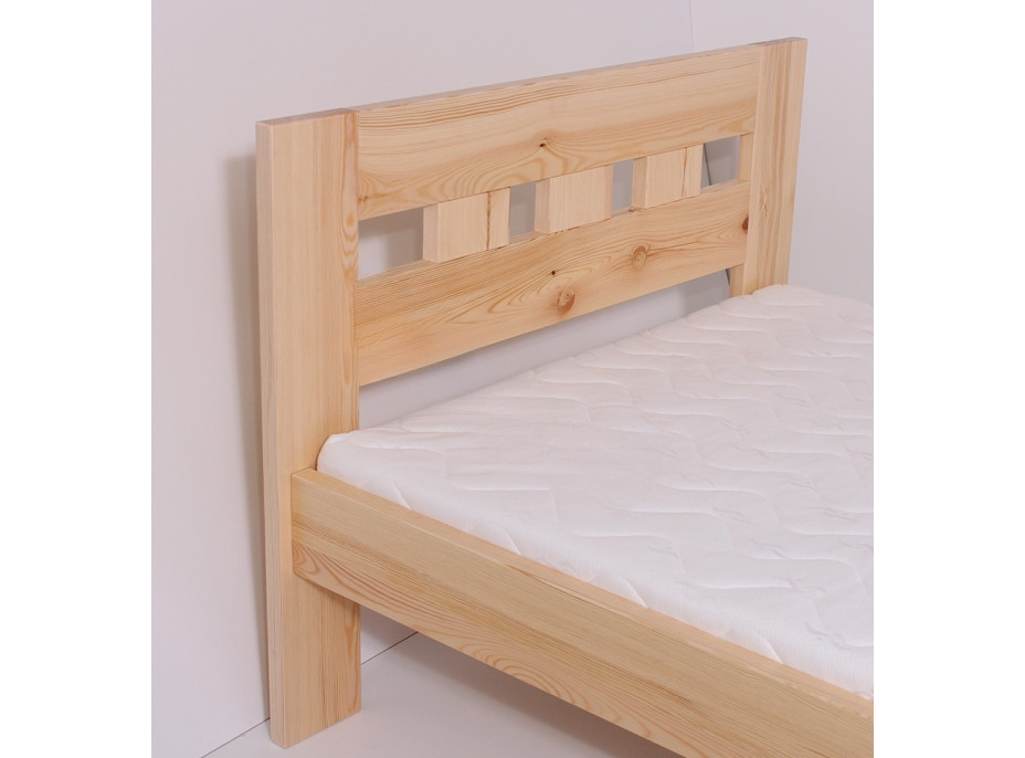 Dětská postel z masivu borovice VAŠÍK - 200x90 cm - přírodní borovice