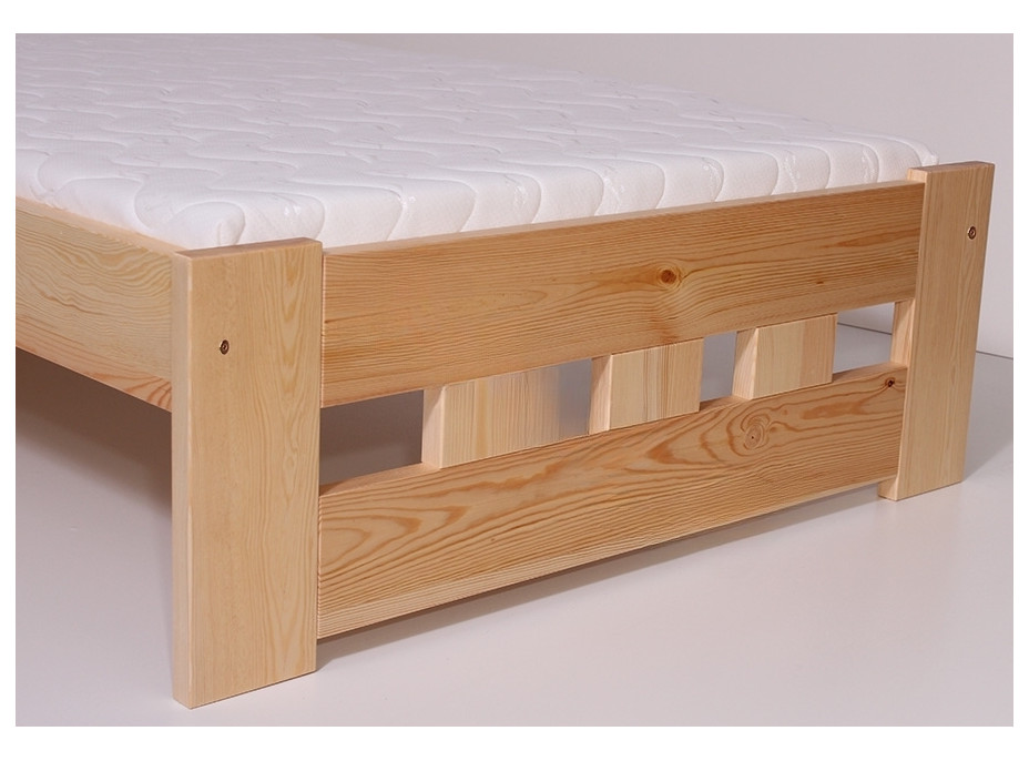 Dětská postel z masivu borovice VAŠÍK - 200x90 cm - přírodní borovice