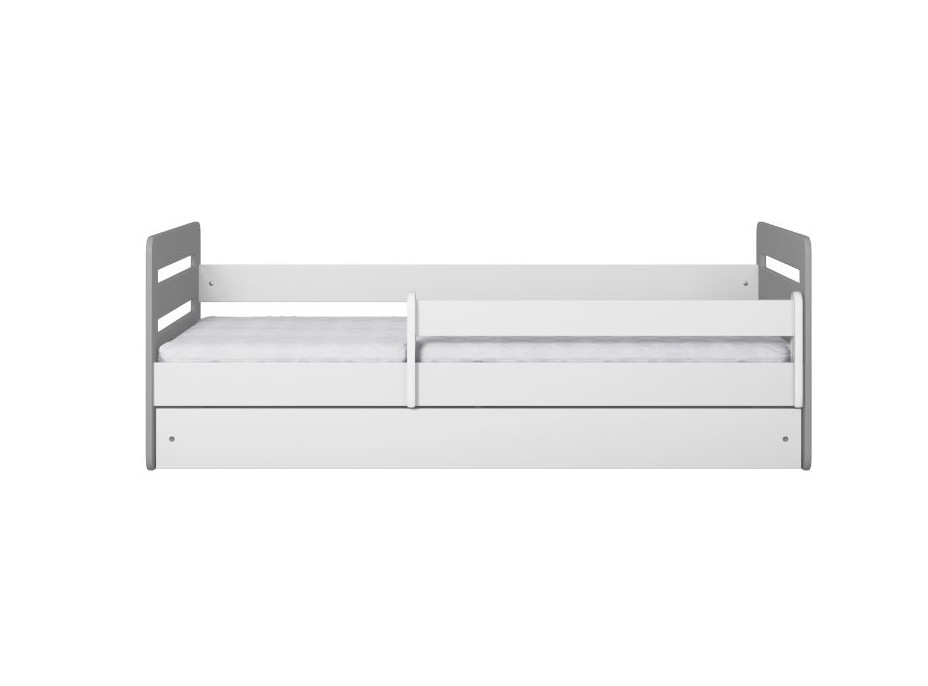 Dětská postel TOMI - šedá - 160x80 cm