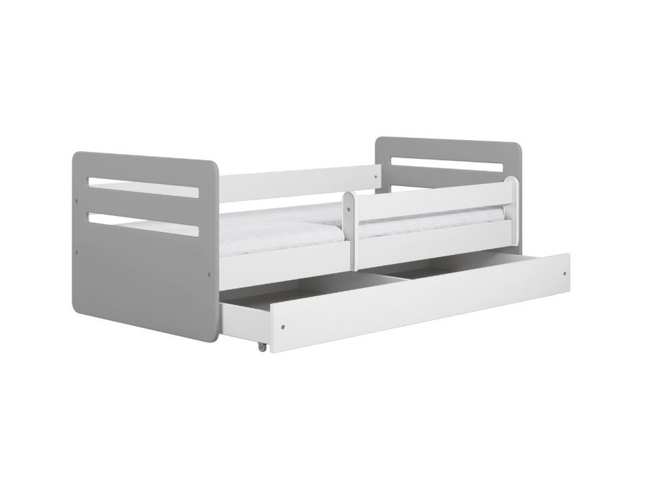 Dětská postel TOMI - šedá - 180x80 cm
