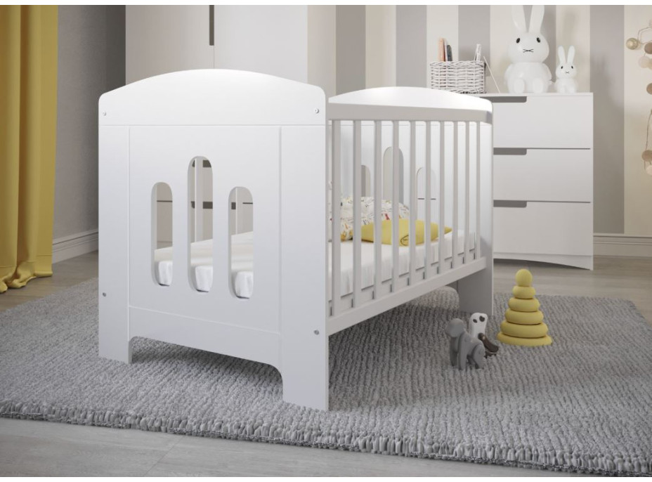 Dětská postýlka CLASSIC 2 - bílá