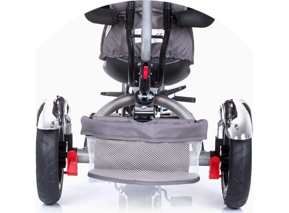 CHIPOLINO Tříkolka pro dvojčata 2Play Liliac,Platinum