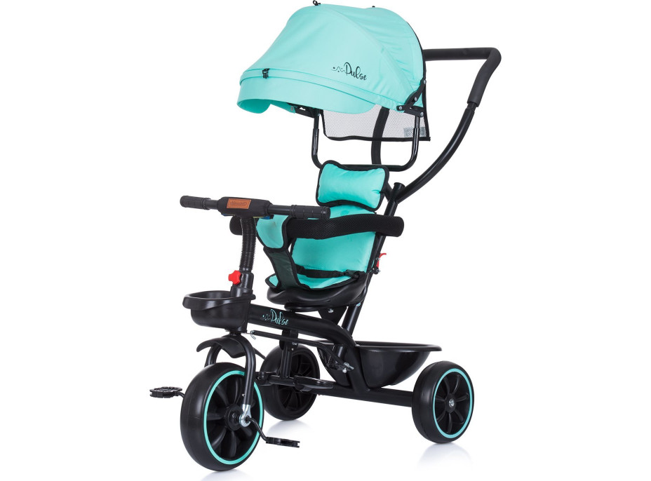 CHIPOLINO Tříkolka se stříškou Pulse 2v1 Mint