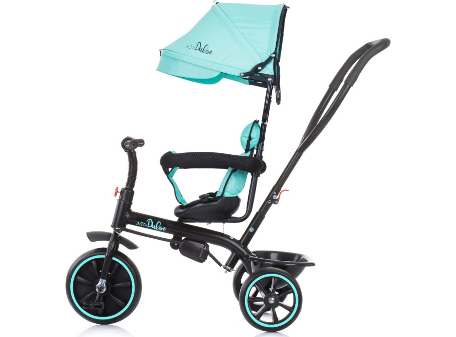 CHIPOLINO Tříkolka se stříškou Pulse 2v1 Mint
