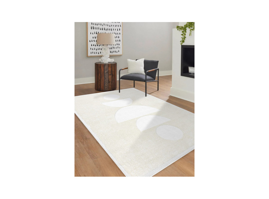Kusový koberec Mode 8598 geometric cream