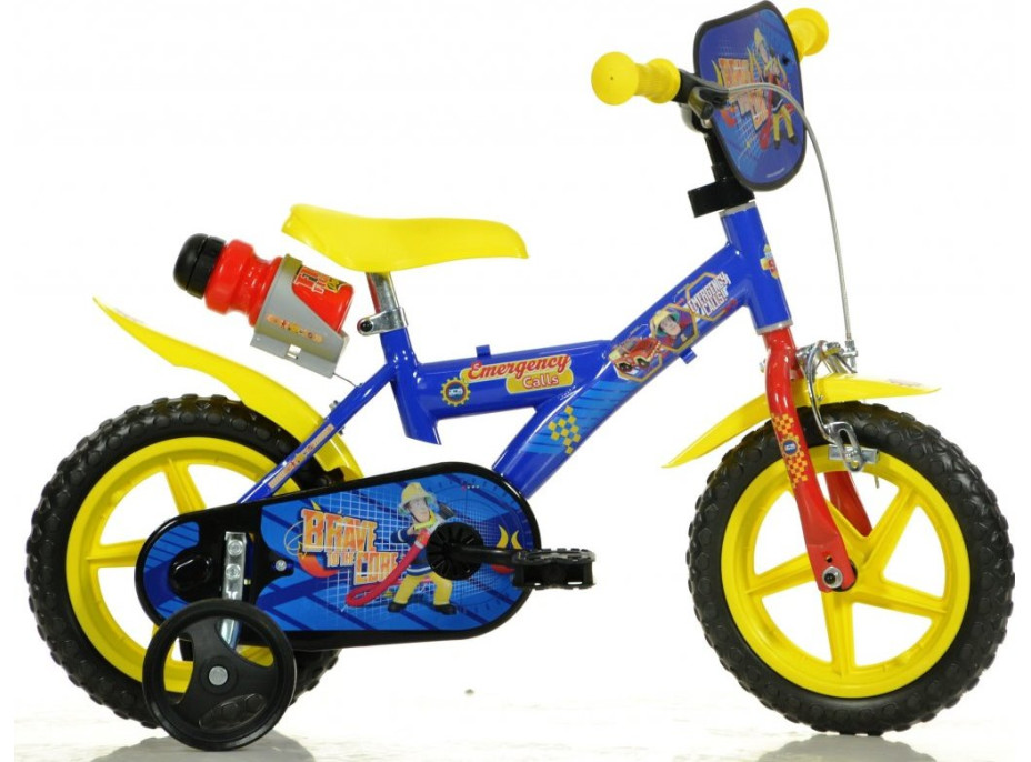 DINO BIKES Dětské kolo 123GL Požárník Sam 12"