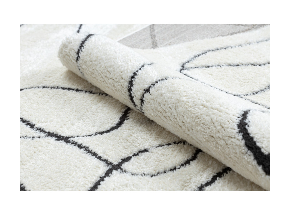 Kusový koberec Mode 8522 abstract cream/black