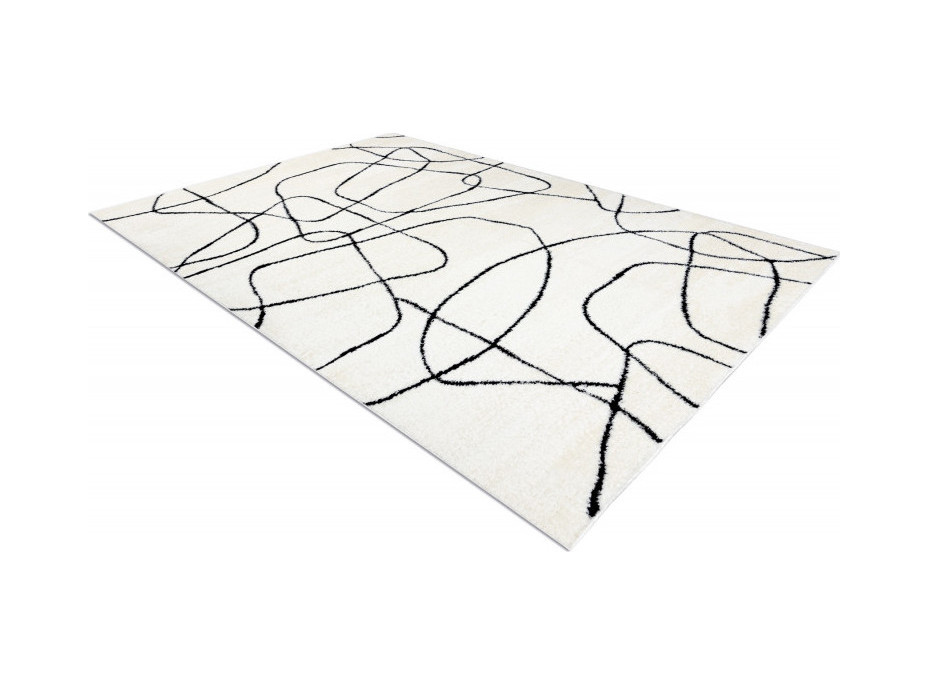 Kusový koberec Mode 8522 abstract cream/black