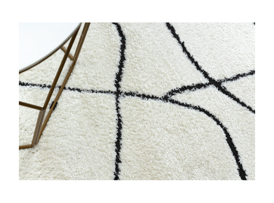 Kusový koberec Mode 8522 abstract cream/black