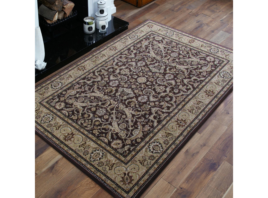 Kusový koberec NOBLE exclusive - hnědý