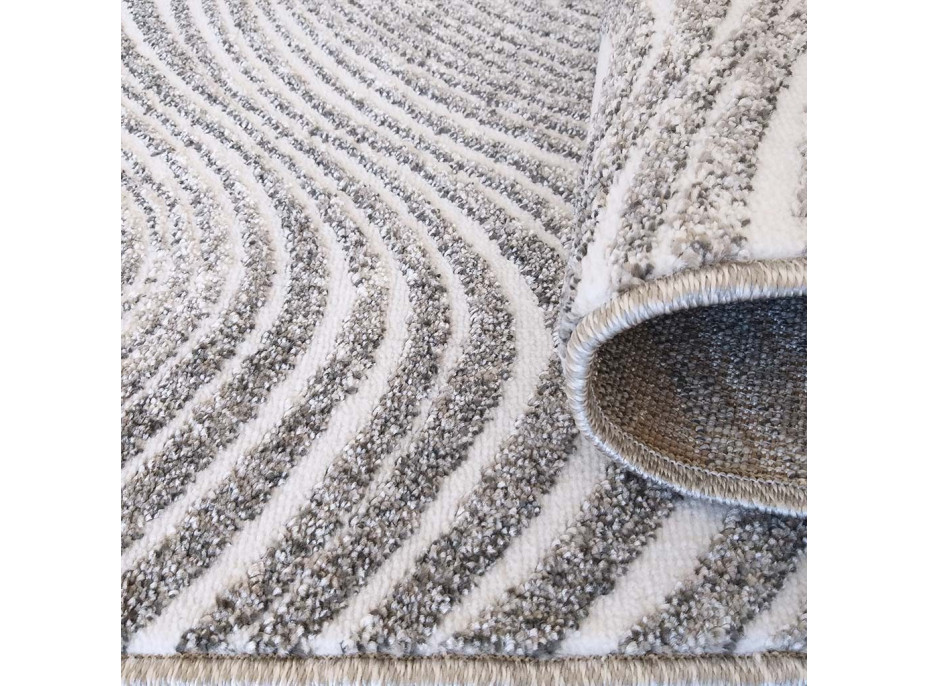 Kusový koberec MAGNE - vlny - šedý